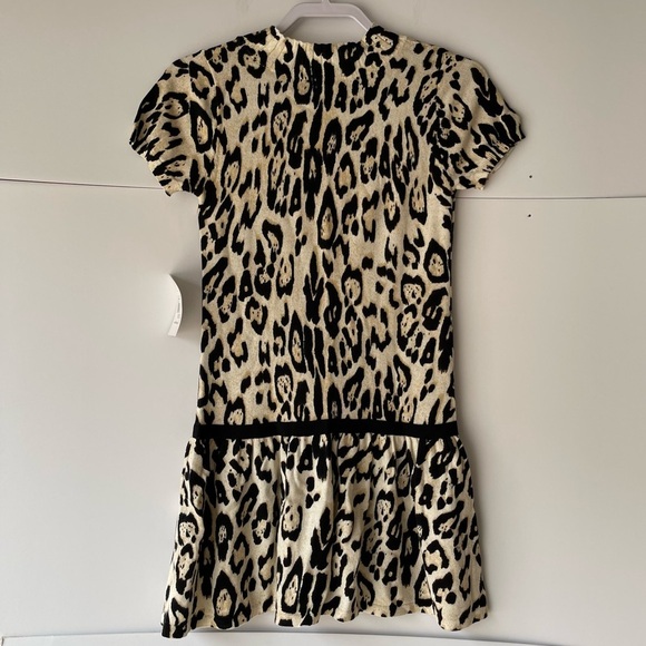 KC Parker Girls 10/12 Tunic Dress Sweater Animal Print Rhinestone Beaded Dress - Picture 9 of 13